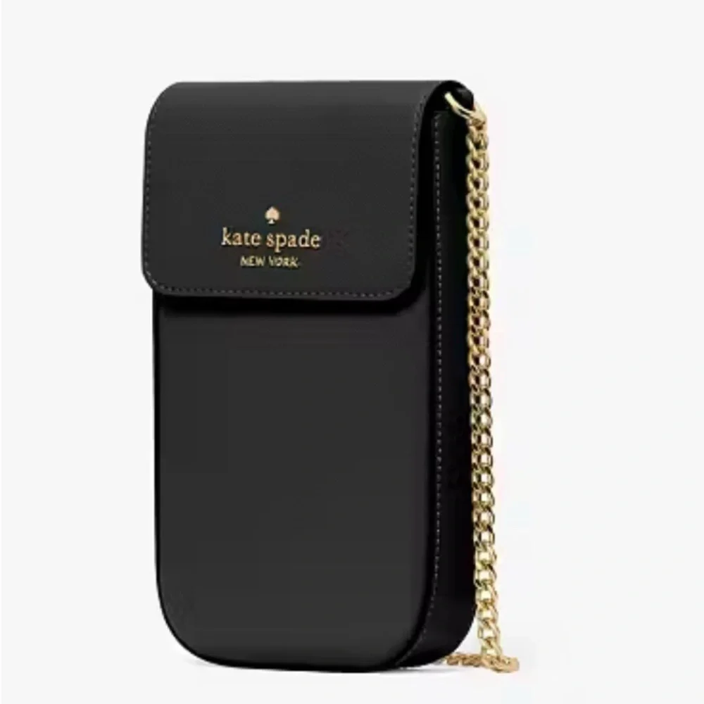 👜🆕👜 Kate Spade Madison Black Crossbody Bag With Gold Chain